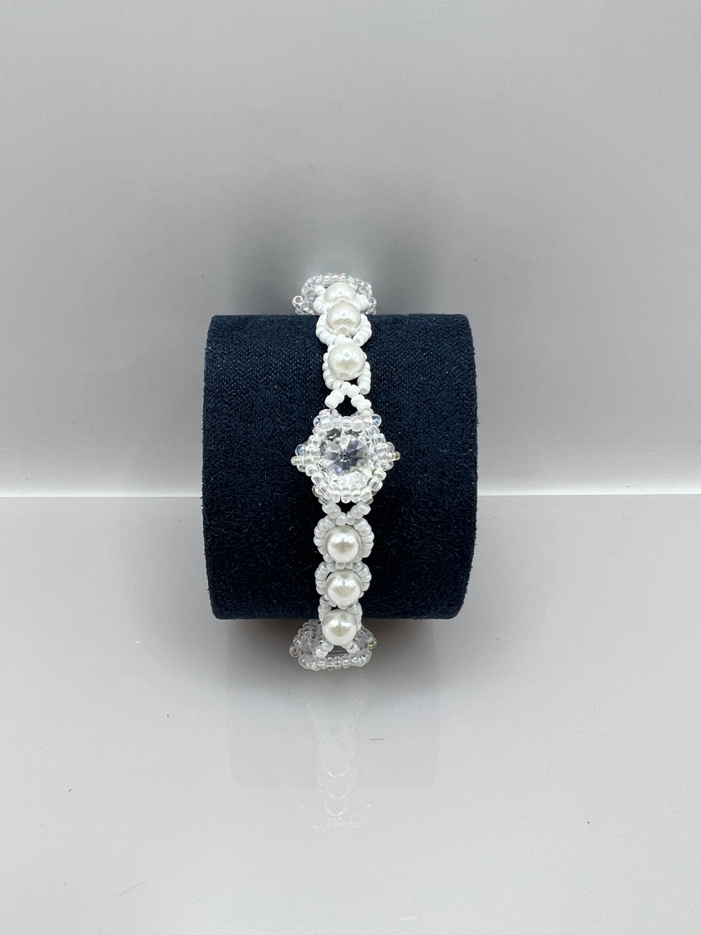 Armband "WHITE PEARL DIAMOND"