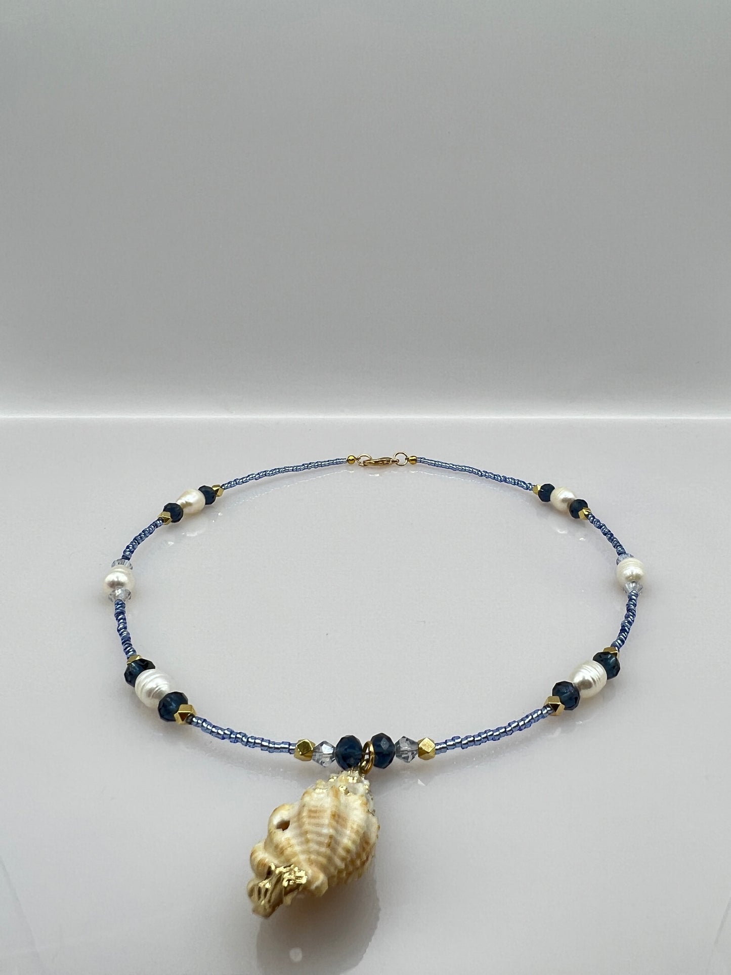 Halskette "GOLD SHELL CHOKER"