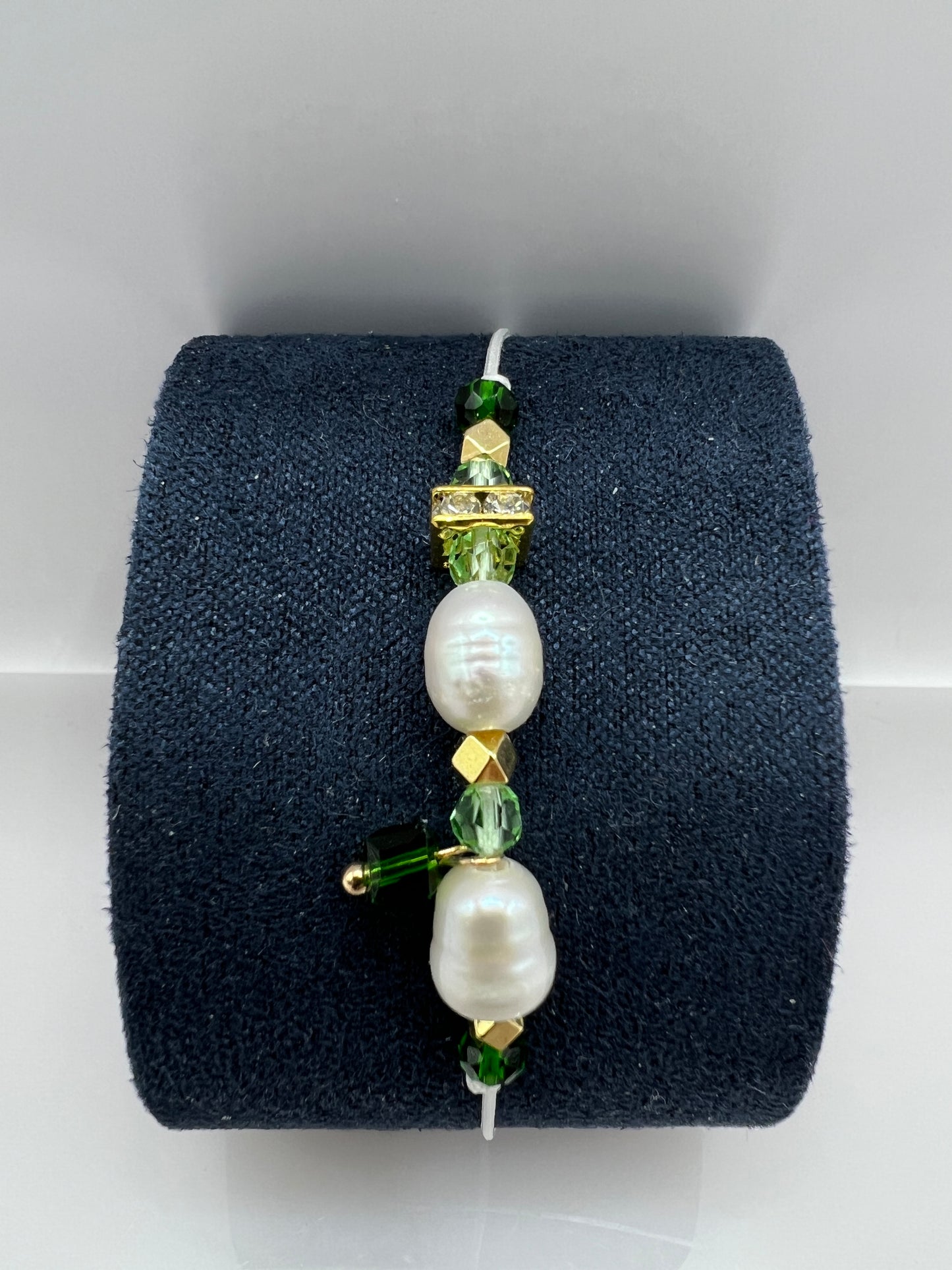 Armband "GRREN PEARL ABSTRACT"