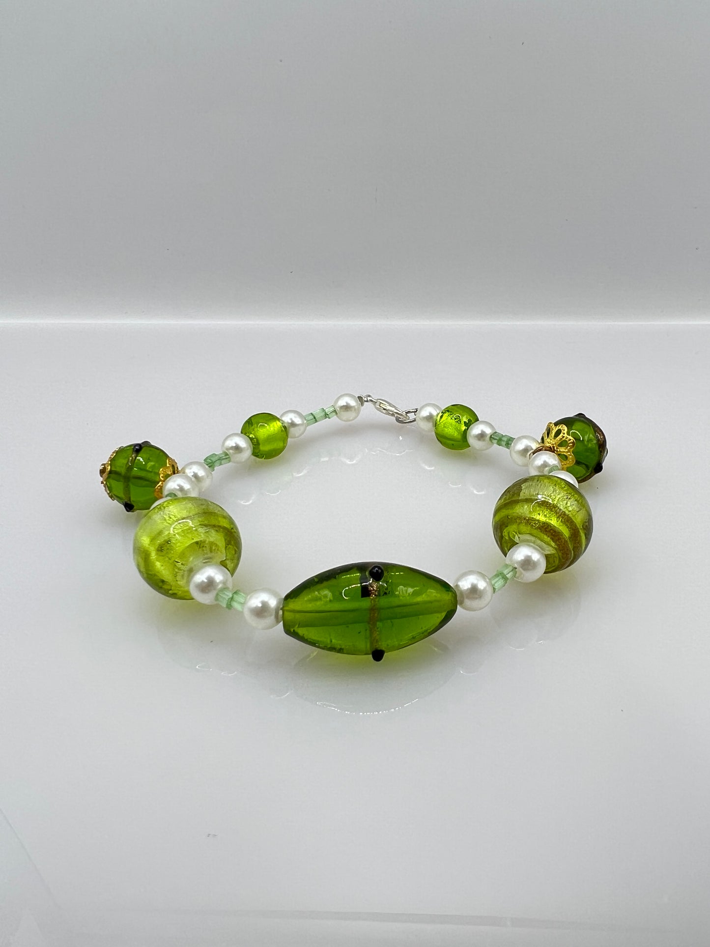 Bracelet "GREEN GLASS"