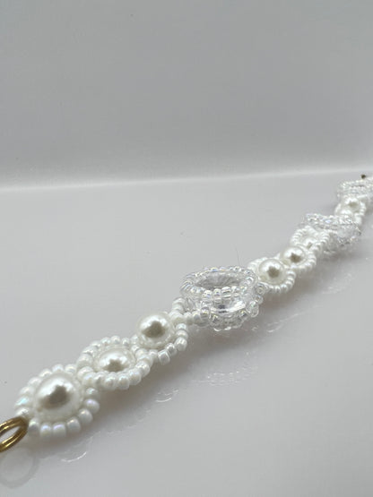 Armband "WHITE PEARL DIAMOND"