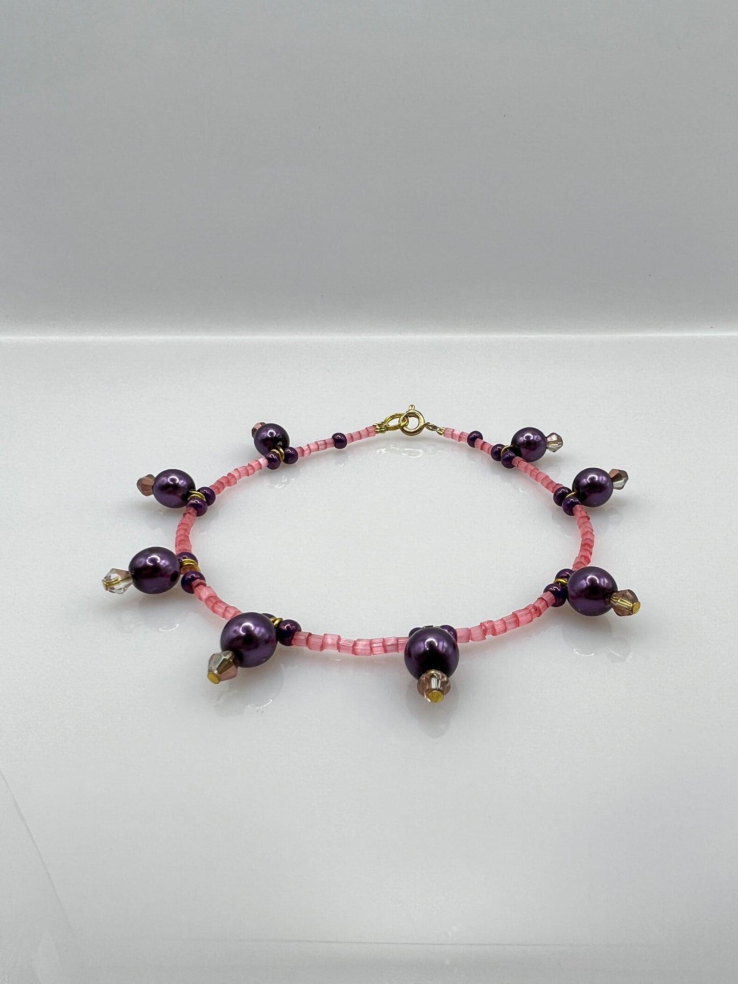 Anklet "PURPLE RAIN"