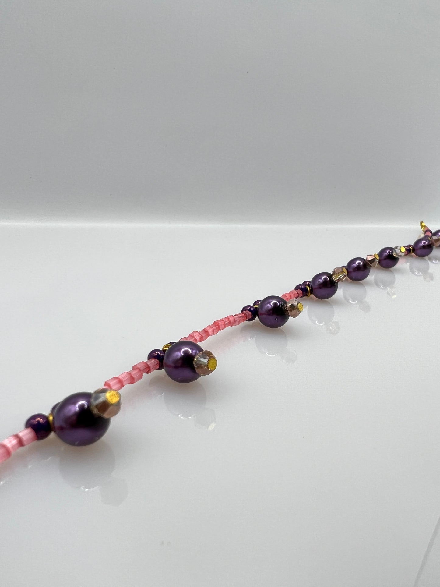 Anklet "PURPLE RAIN"