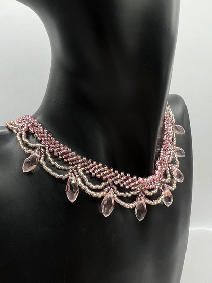 Halskette "PINK DIAMOND CHOKER"