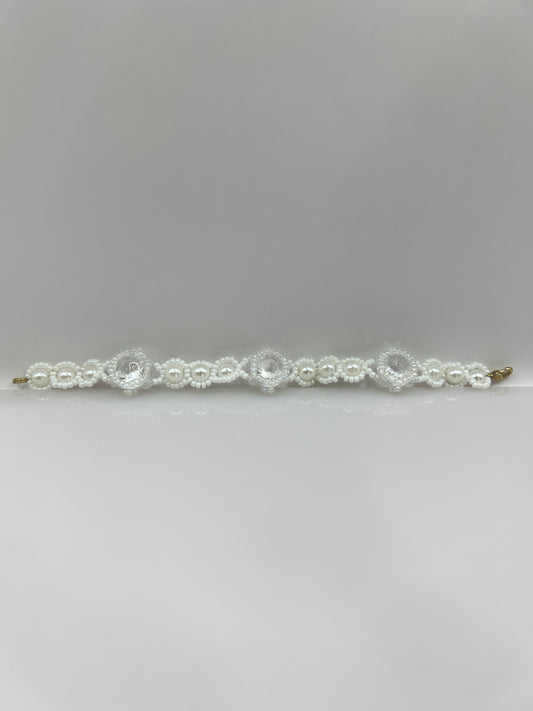 Armband "WHITE PEARL DIAMOND"