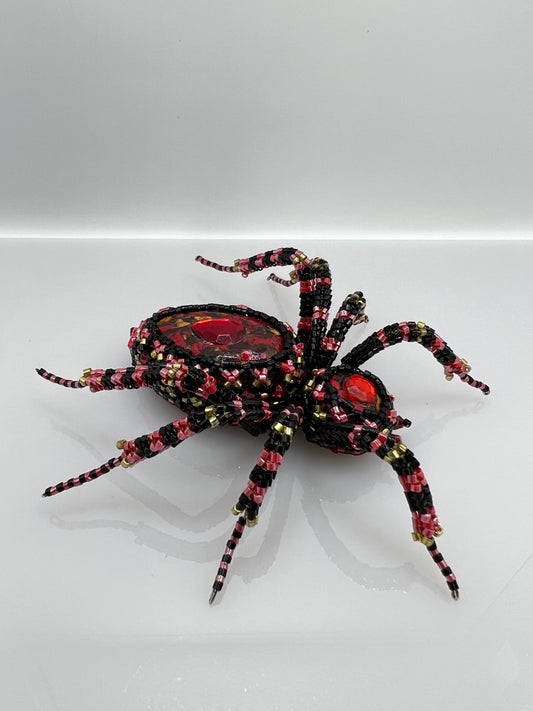 Brosche "RED SPIDER"