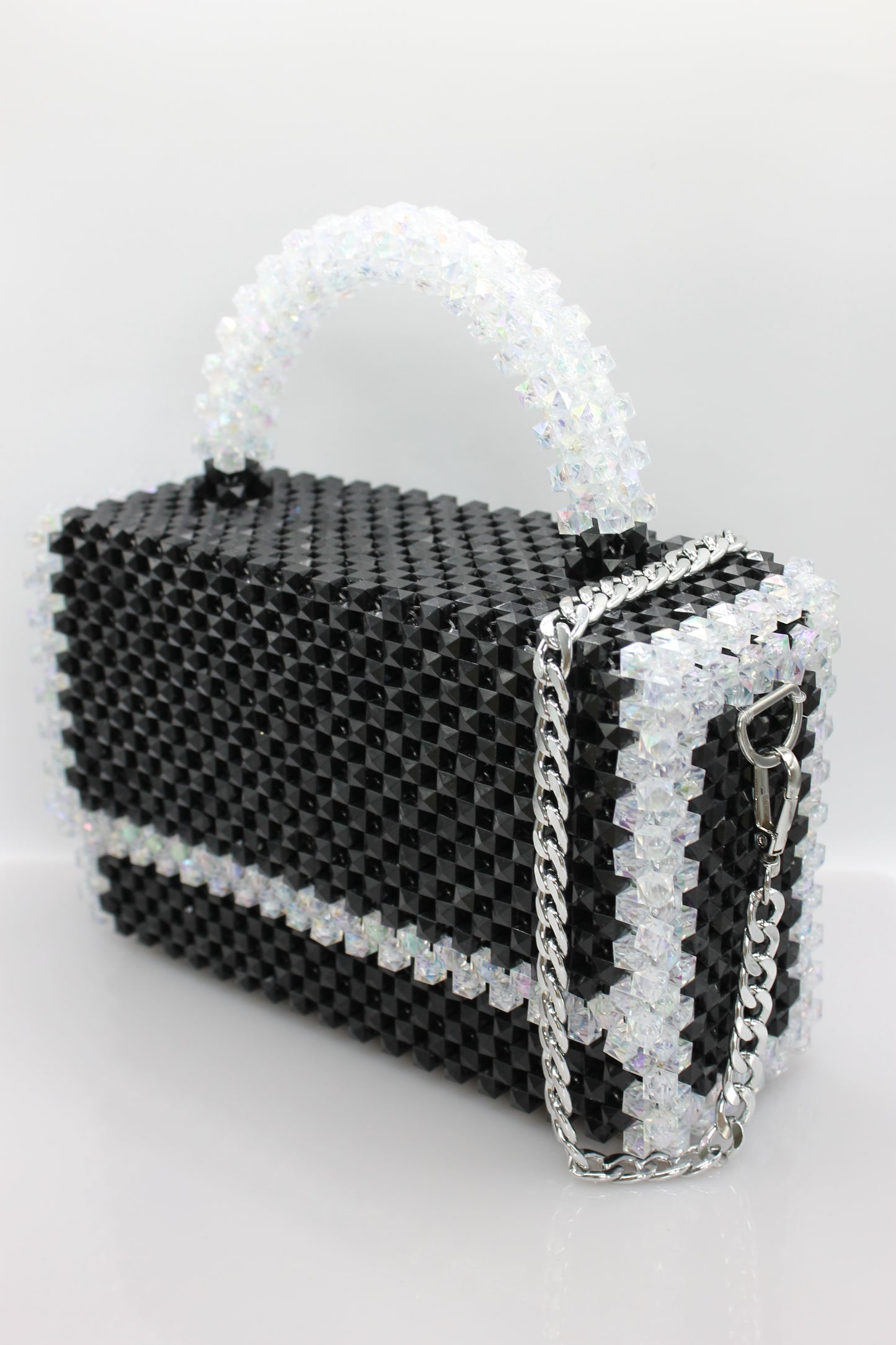 Handtasche "BLACK WHITE CLASSIC"