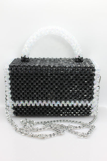 Handtasche "BLACK WHITE CLASSIC"