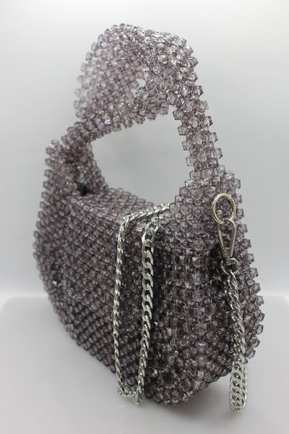 Handtasche "PURPLE GREY PEARL"