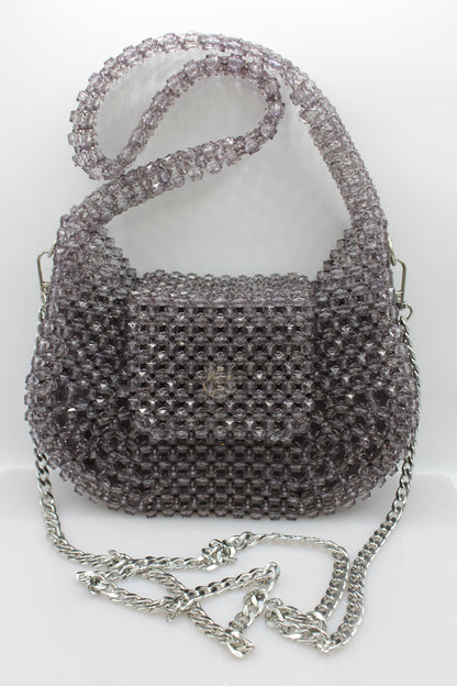 Handtasche "PURPLE GREY PEARL"