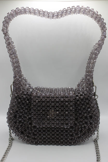 Handtasche "PURPLE GREY PEARL"