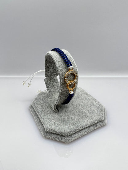 Armband "MACRAME GOLD RINGS"