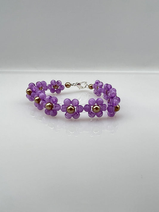 Armband "PURPLE FLOWER"