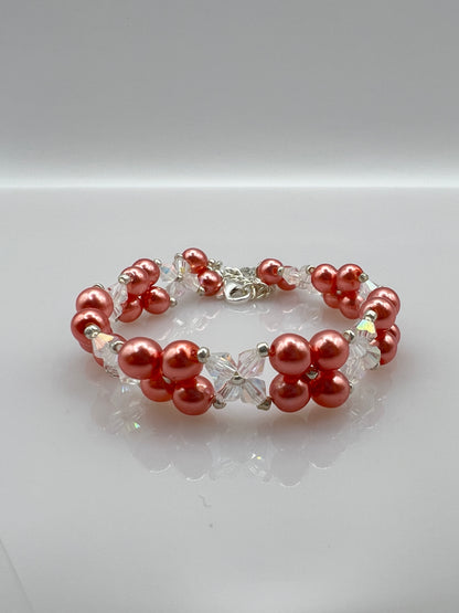 Bracelet "RED PEARL"