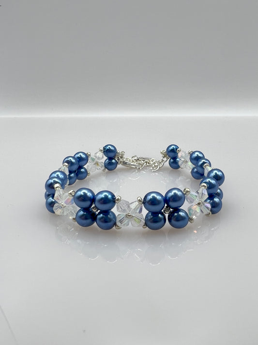 Armband "BLUE PEARL"